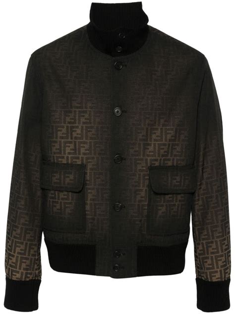 bomberjacke fendi|FENDI FF Eclissi Bomber Jacket .